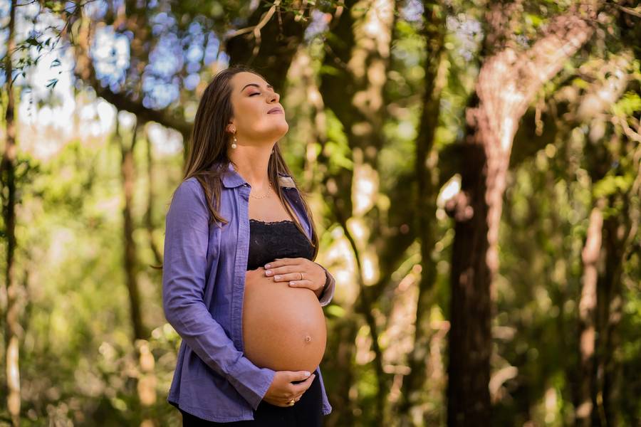 Gestante de A espera da Laura