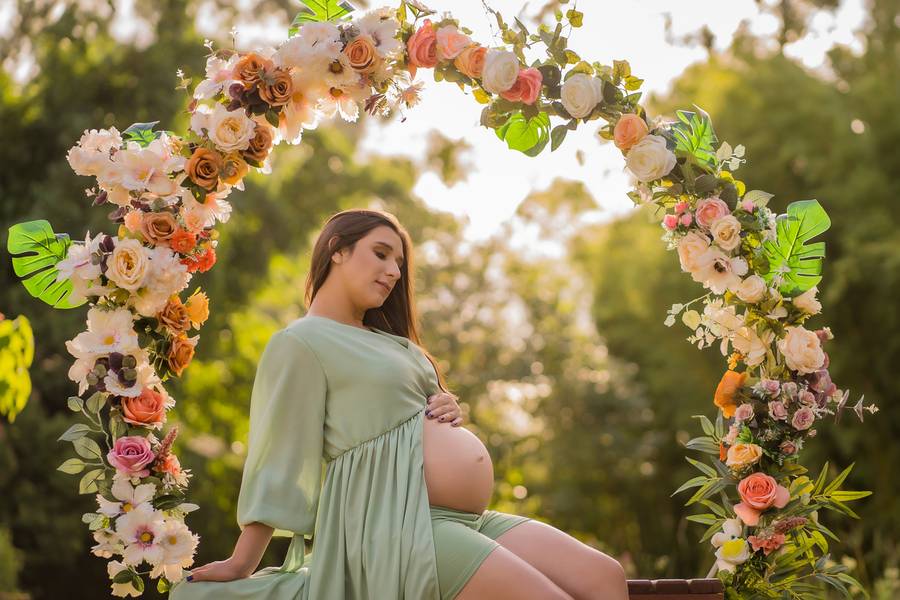 Gestante de Ensaio Gestante Santina