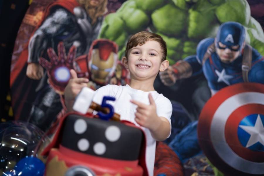 Aniversário de 5 anos Anthony