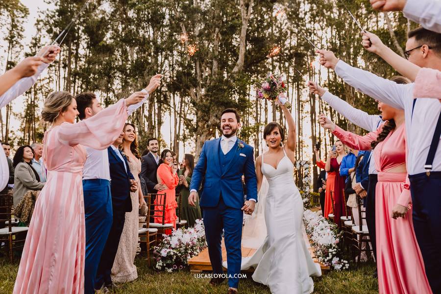 Casamentos de Casamento no Campo Giane e Savio