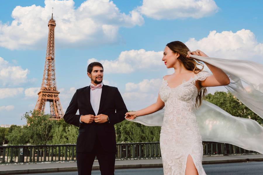 Destination Wedding de Camila e Simon - Paris