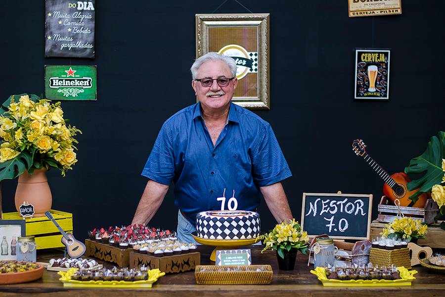 Aniversário de Os 70 anos de vida do Nestor Augusto de Cesaro