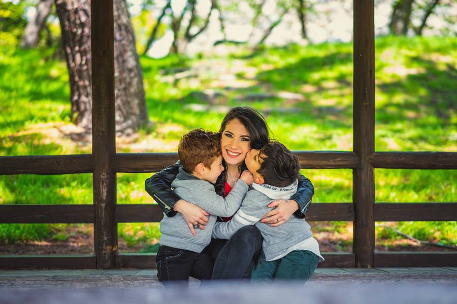 Familia de Mãe do Henrique e do Nathan