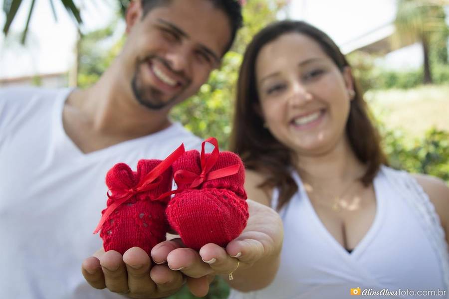 Gestante de Cris + Fernando = Família