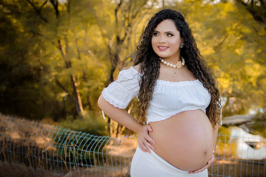 Gestante de Isabelly está chegando 