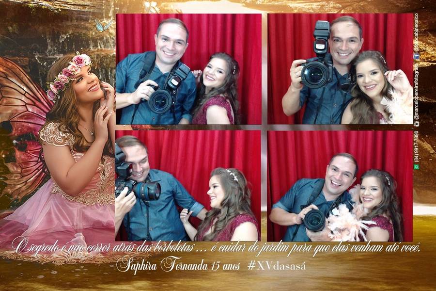 Foto cabine Caicó  de 15 anos da querida Saphira