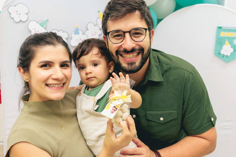 ANIVERSÁRIO INFANTIL de 1 ano do Romeu – Sorrisos Leves Como Nuvem