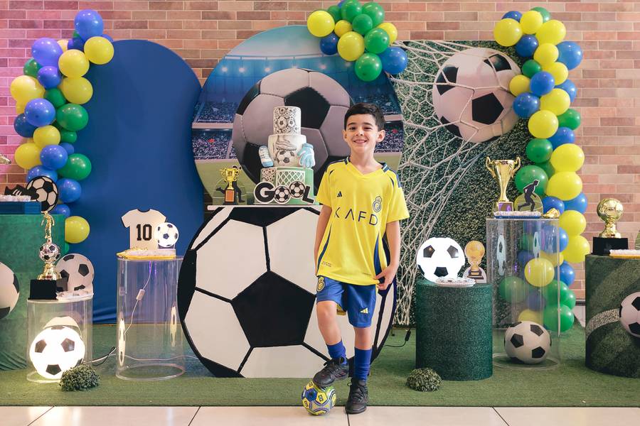 ANIVERSÁRIO INFANTIL de Henrique Faz 6: Um Golaço de Alegria e D iversão