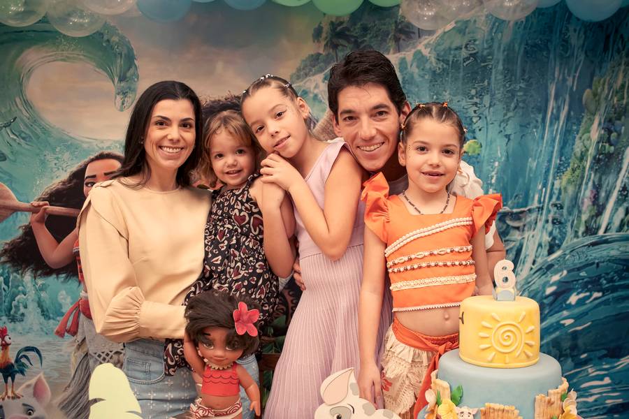 ANIVERSÁRIO INFANTIL de Gabriela 6 anos | Uma aventura com Moana