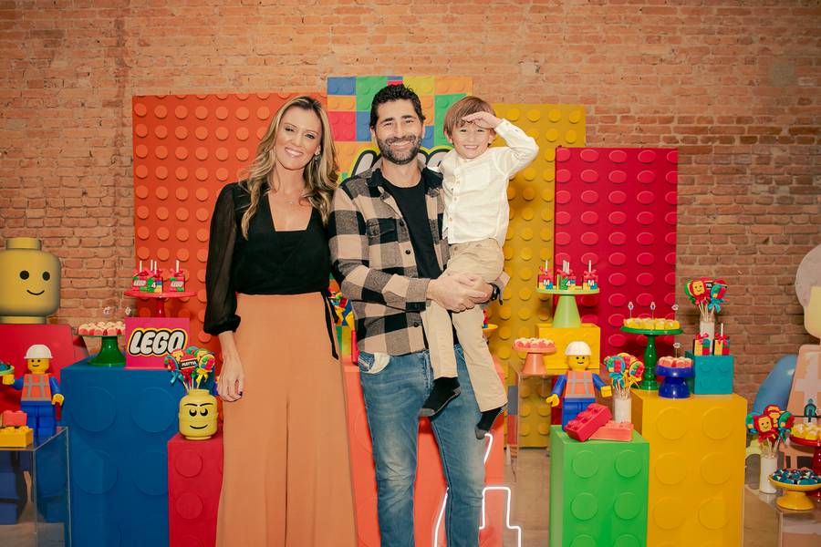 ANIVERSÁRIO INFANTIL de Mattia faz 4 | Um Aniversário Criativo no Universo LEGO