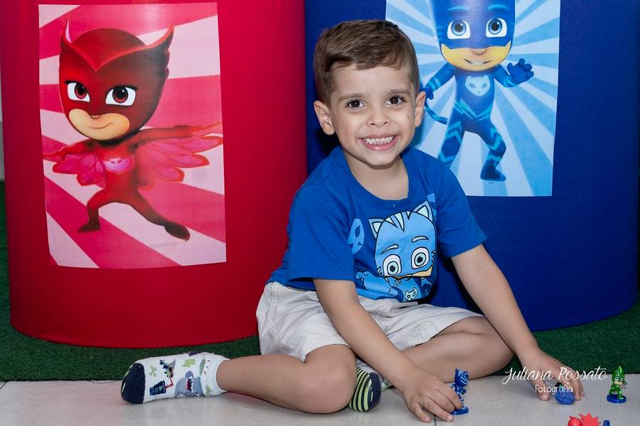 Festa Infantil de João Vitor - PJ Masks - 4 Anos
