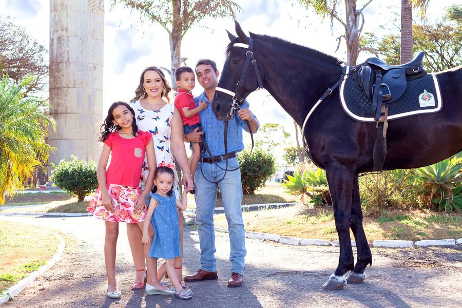 Ensaio de Família de Taunay & Talyta = Malu + José + Helena