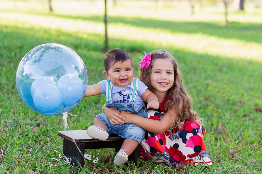 Ensaio Infantil de Ester e Pedro