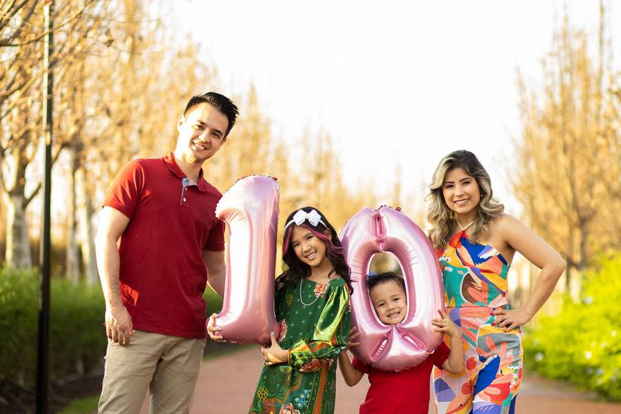 Família de Sessão Família - Jaiane, Jonas, Manu e Mateus