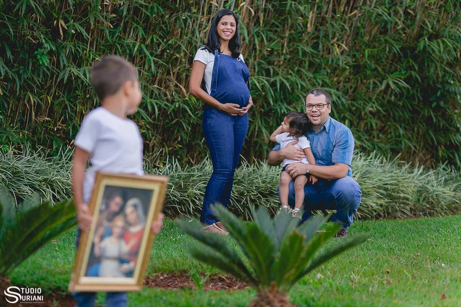Família de Isabel e Elton - Gestação do Pedro