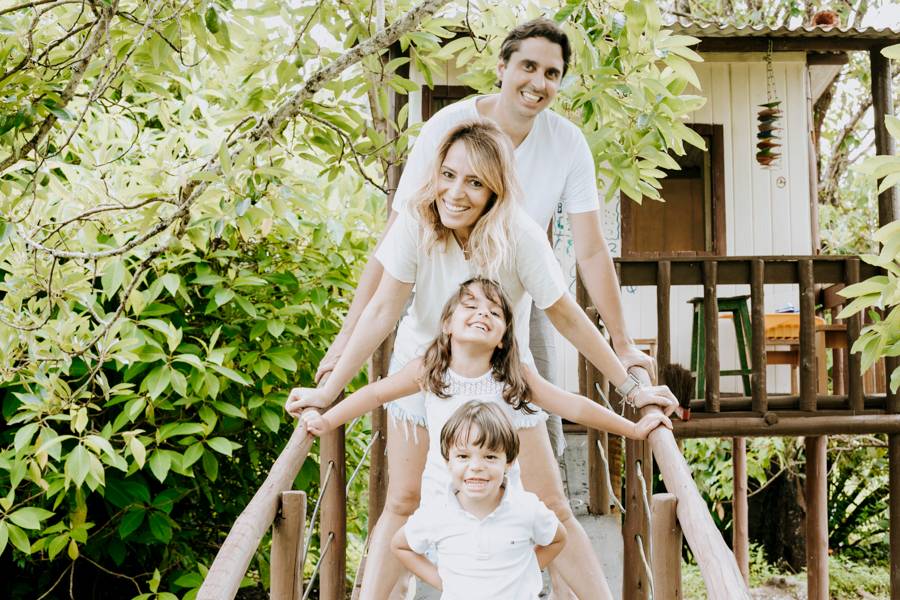 família de Fábia & Rafa