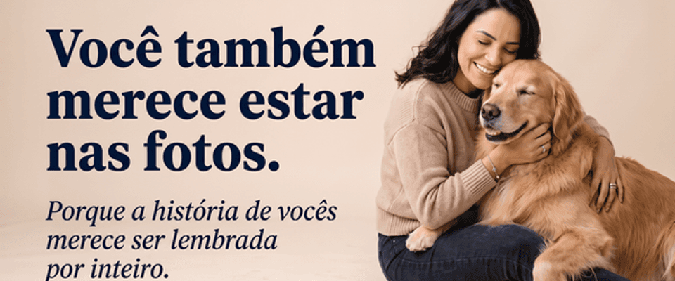 Ensaio fotográfico com pet e tutora: 6 motivos para você também aparecer nas fotos