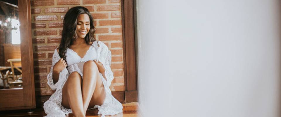 Ensaio Boudoir no dia da Noiva