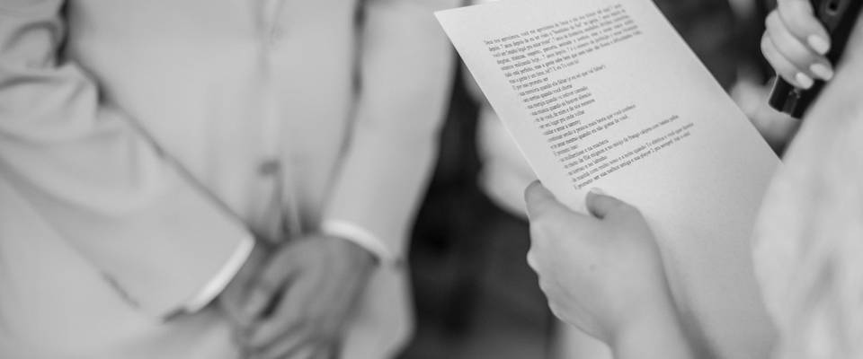 Dicas para escrever os votos de casamento!