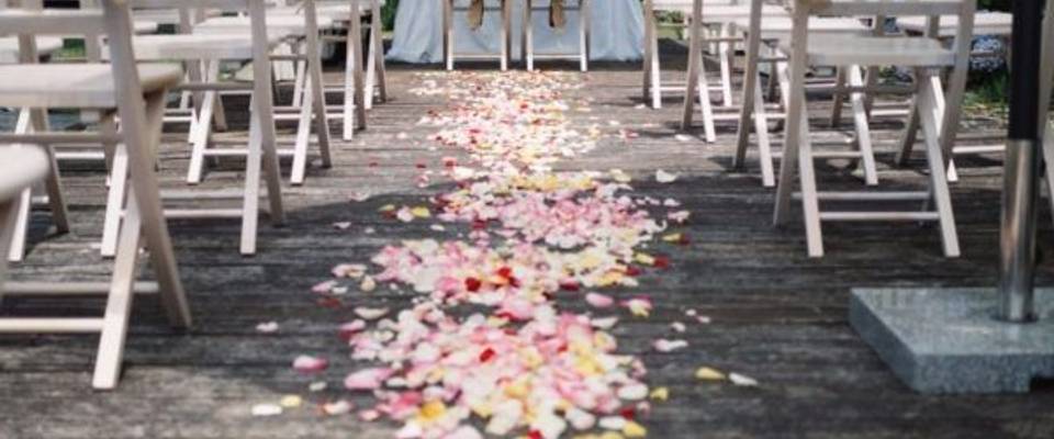 Ideias para Decoração de Casamento com Corredor de Pétalas