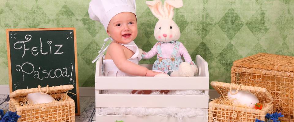 Ensaio de Páscoa Infantil em Curitiba - PR
