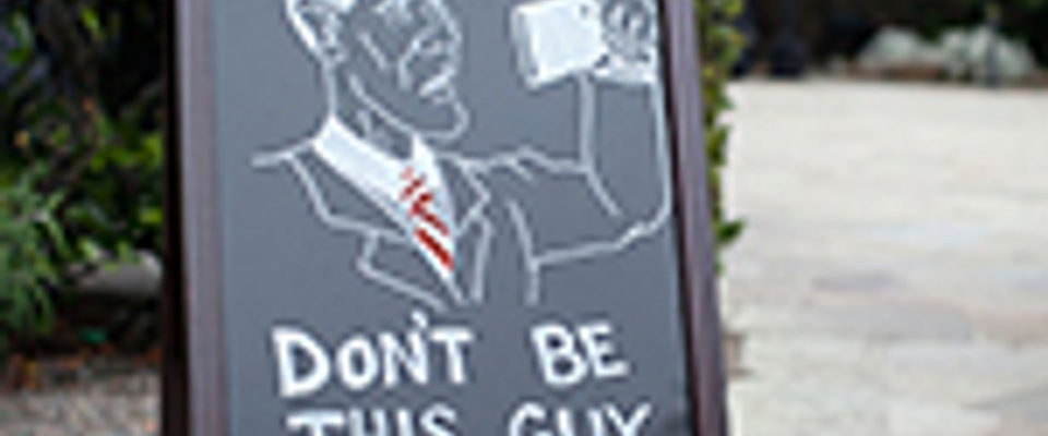 6 Razões para não usarem telemóvel num Casamento