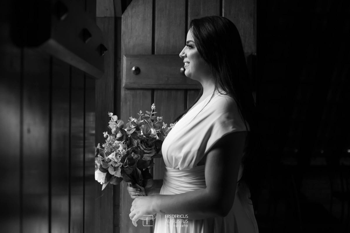 Renata no pré casamento no Chalé Pampulha