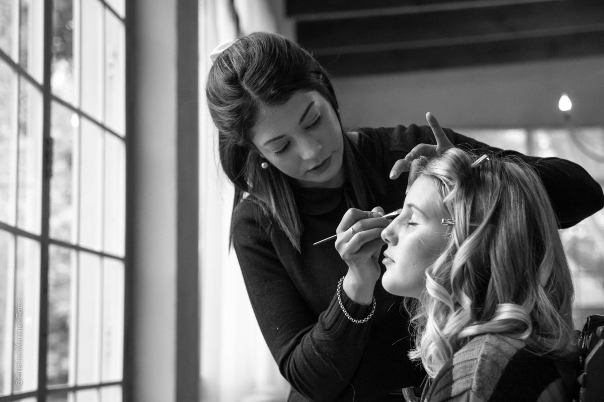 Make up realizado por Aneley Pilon a una quinceañera, tomada por el fotógrafo de Roldan Cristian Moriñigo