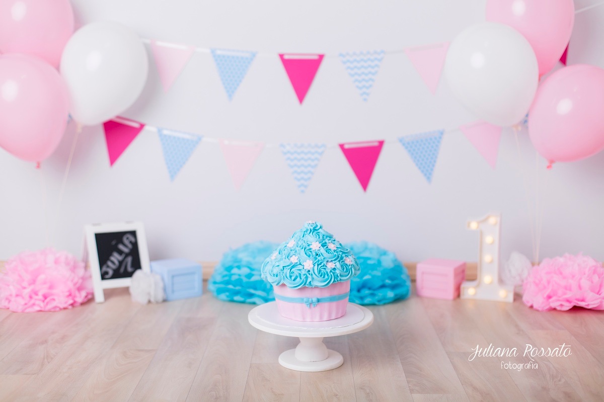 Smash The Cake, SP, Smash The Fruit, rosa e azul