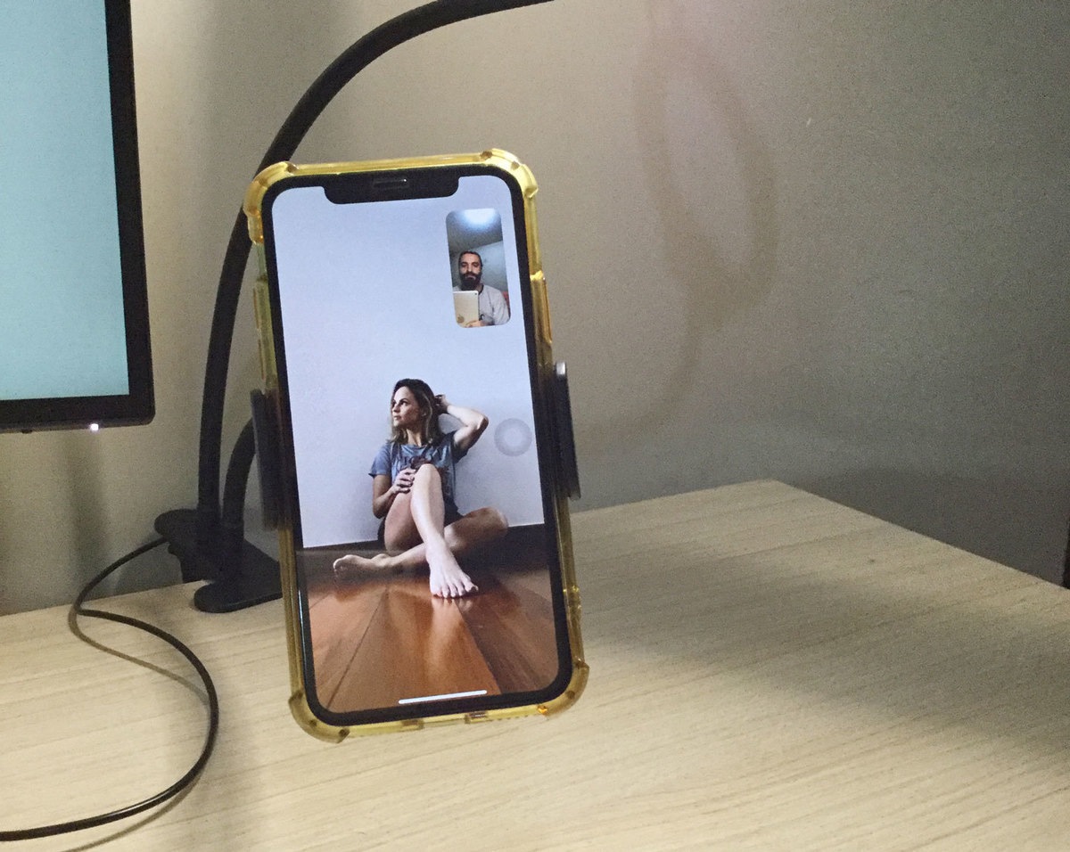 ensaio online feito com o celular, como faz