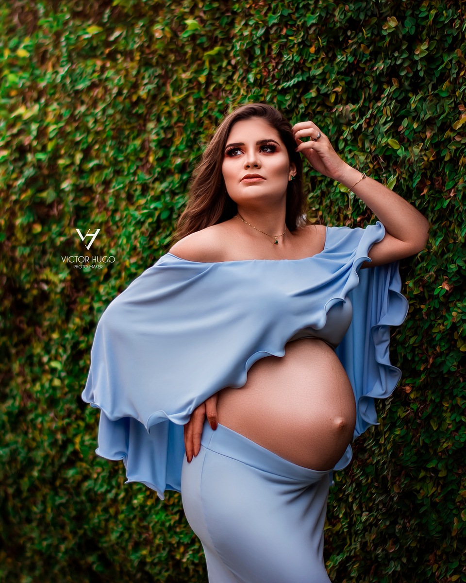 Roupa ensaio gestante plus sales size