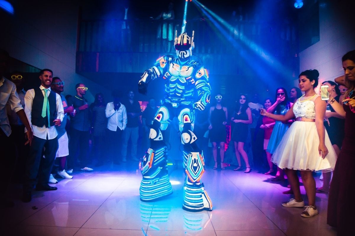 robô de led festa debutante alexfotoedesign