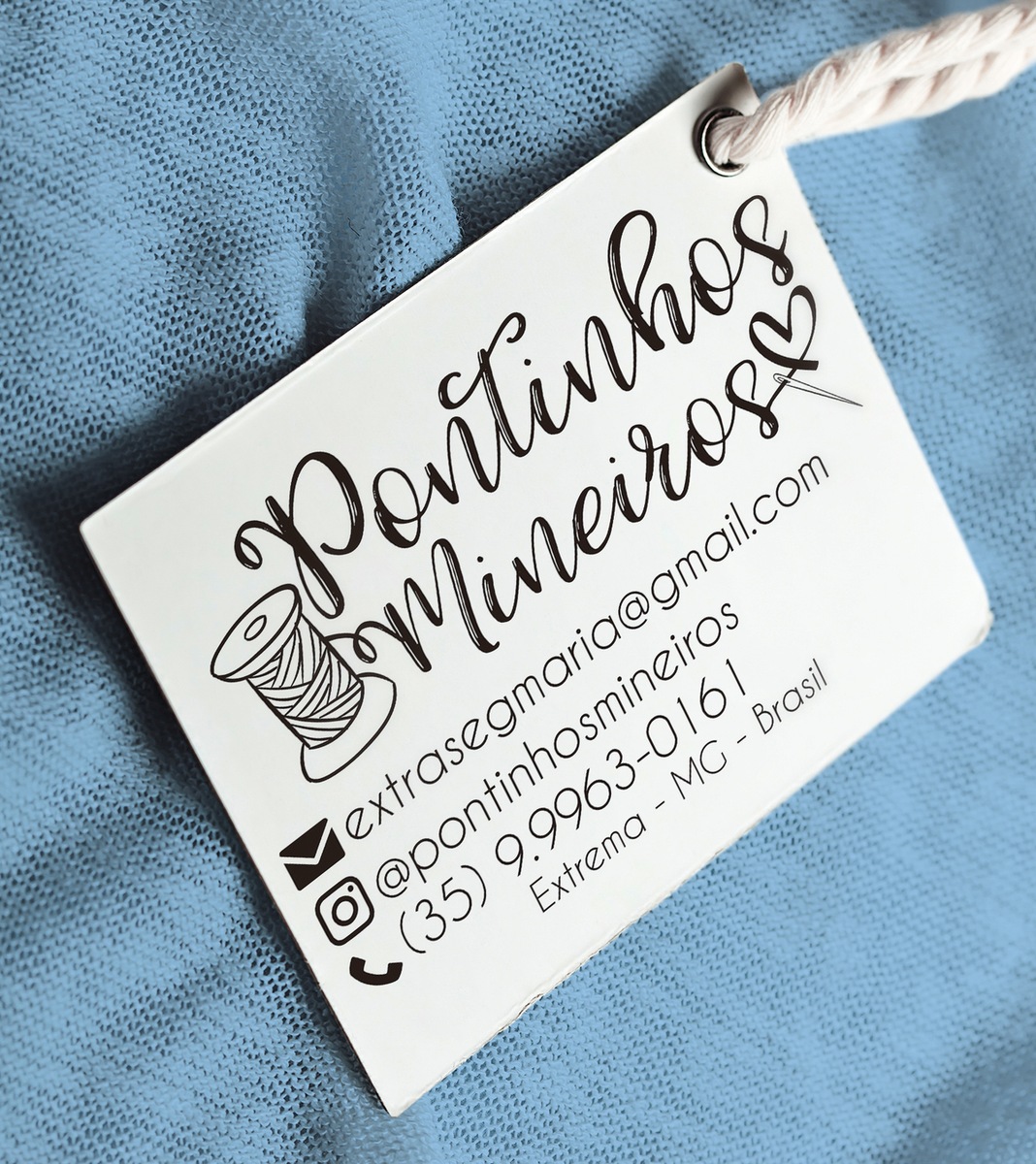 Tag criada para aplicação nos seus produtos