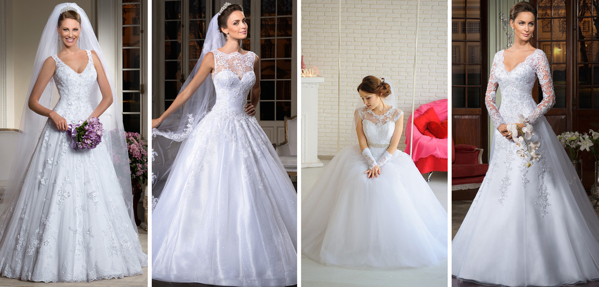 vestido de noiva princesa off white