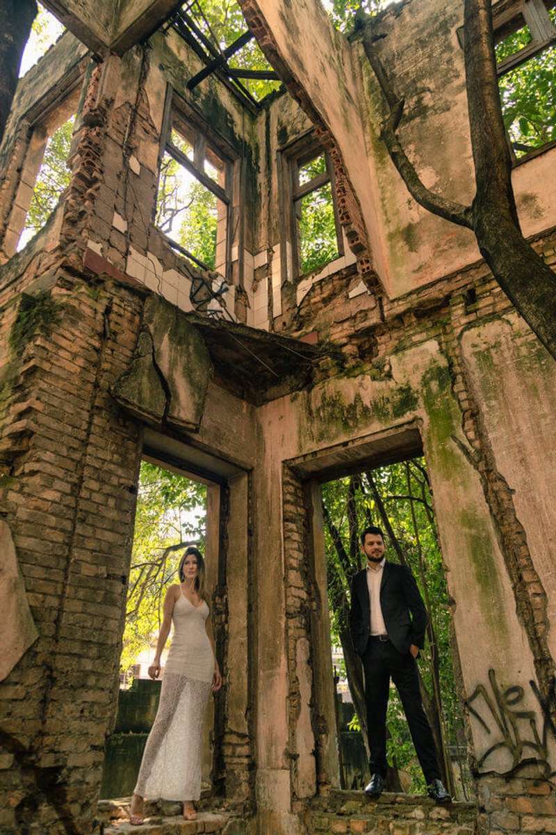 Pré Wedding realizado na Vila Maria Zélia em SP