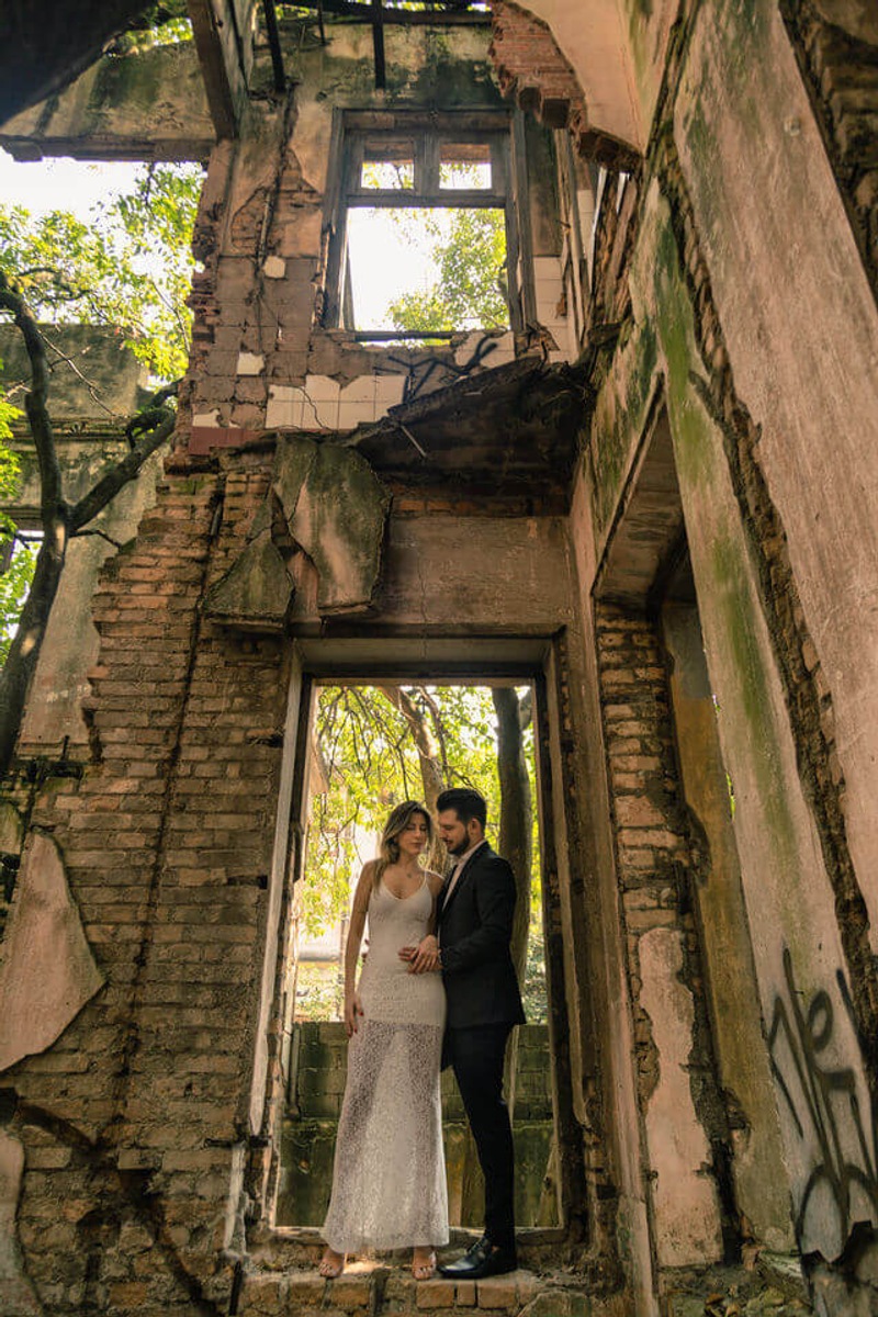 Pré Wedding realizado na Vila Maria Zélia em SP
