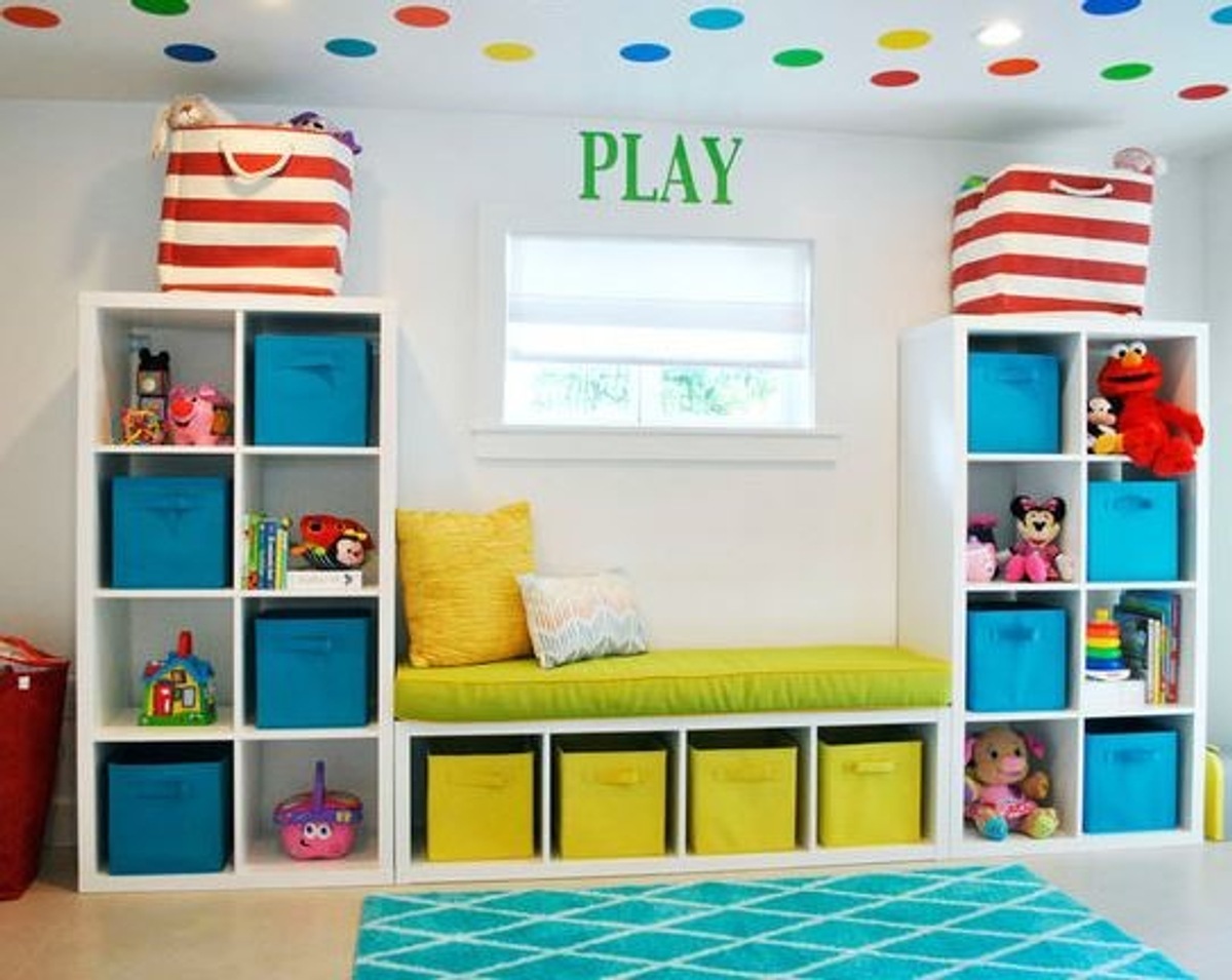 cores fortes decoração lúdica