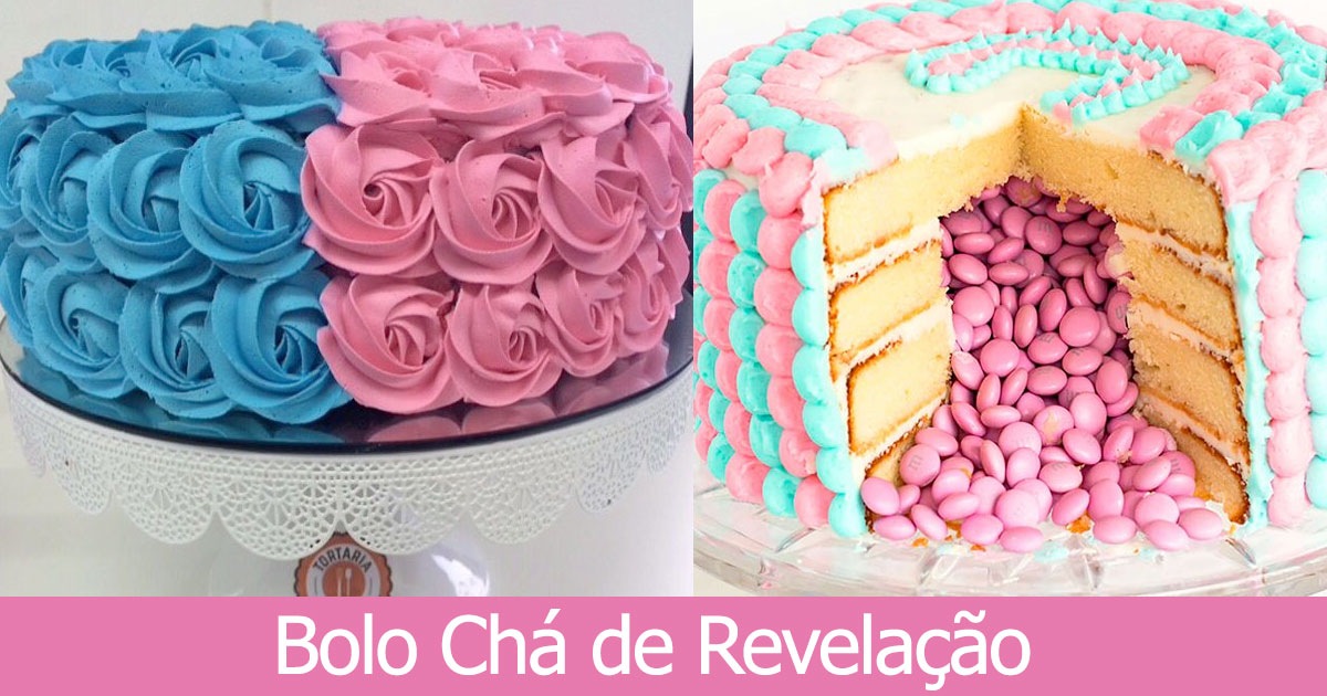 Opções de Bolo para o Chá de Revelação