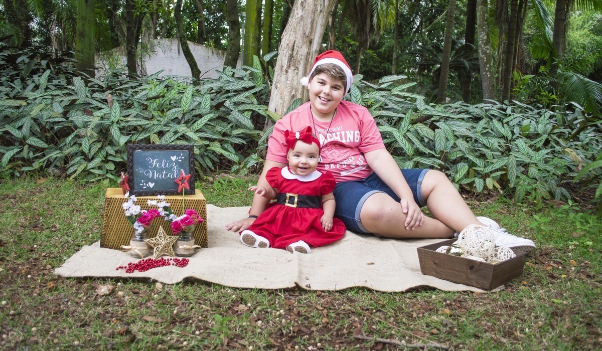 Ensaio Fotográfico de Natal - Parque Prefeito Celso Daniel, Santo André/SP
