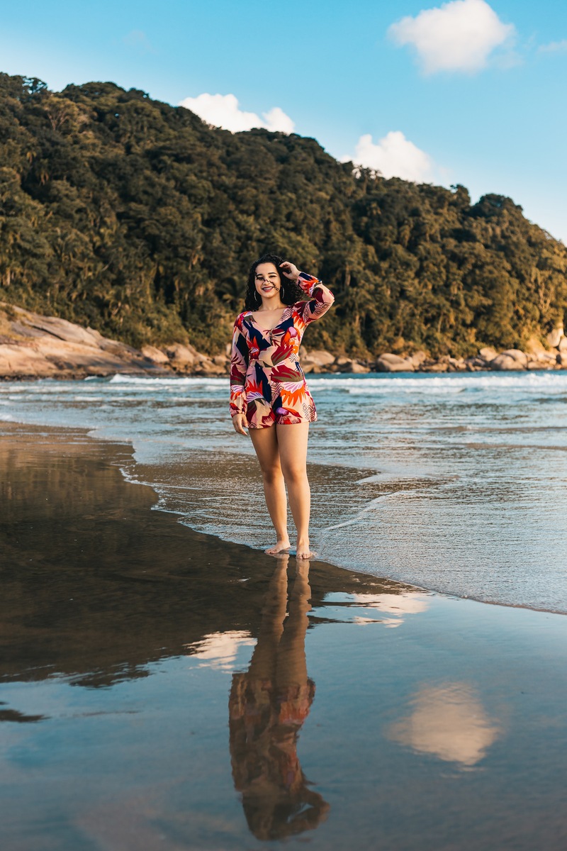 ensaio de 15 anos praia do guaiuba