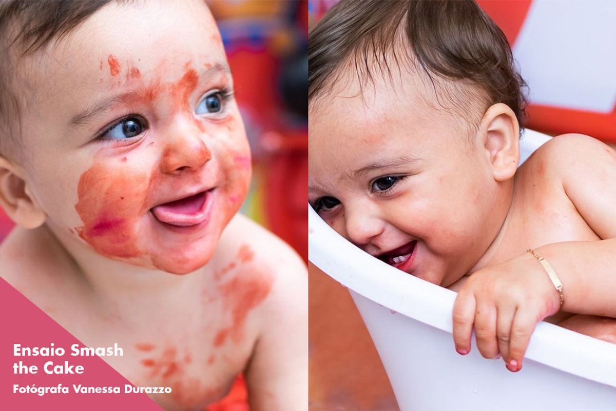 Fotografa de Ensaio smash the cake em osasco
