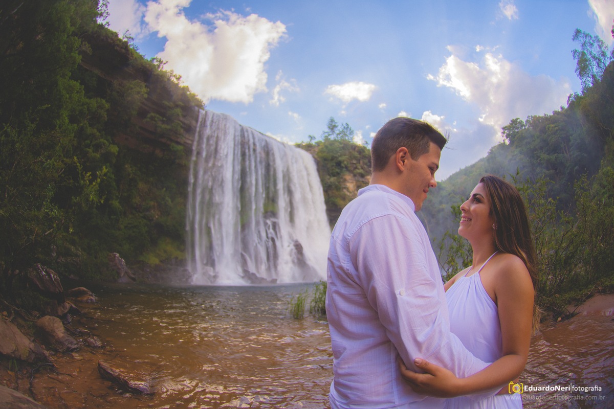 Ensaio realizado em Sengés-PR na cachoeira do Sobradinho