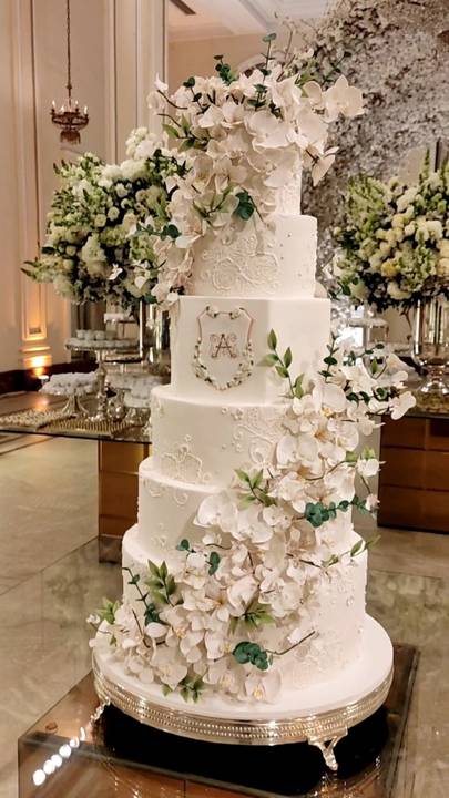 Salão Nobre Copacabana Palace. Bolo de Casamento'