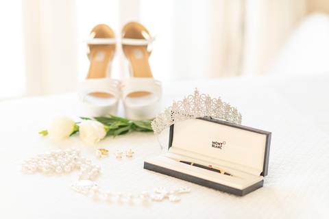 Detalhes do dia da noiva'