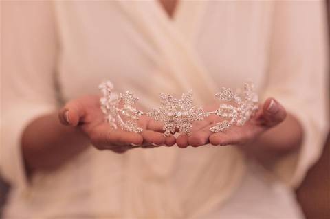 Grinalda linda e delicada'