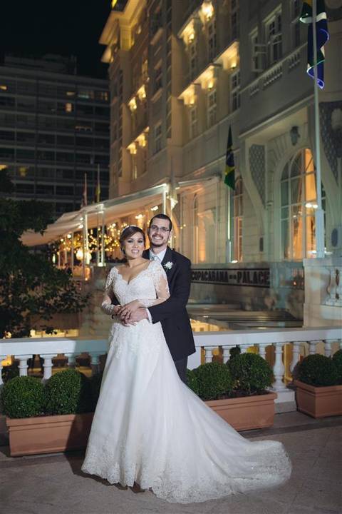 Vestido Carol Hungria
Varanda do Copacabana Palace
'