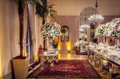 Foto: Paulo Lima 
Decoração: Daniel Cruz
Salões frontais do Copacabana Palace'