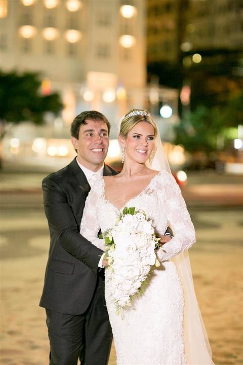 Na praia de Copacabana'