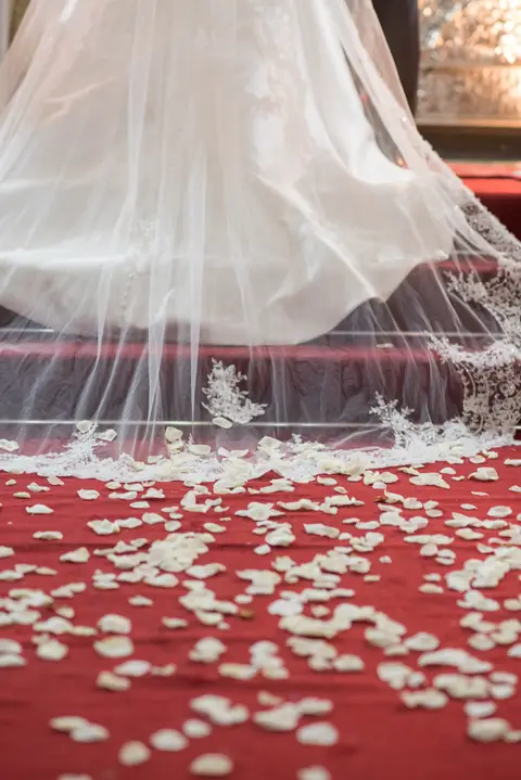 Detalhes.
véu da Noiva'