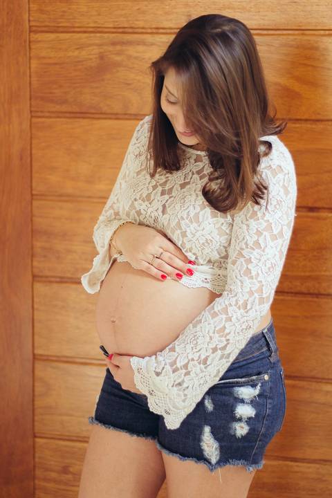 barriga de gestante'